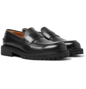 Mr P. - Jacques Leather Penny Loafers - Men - Black Mr P. - Jacques Leather Penny Loafers - Men - Black