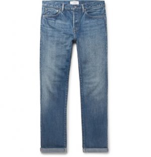 Mr P. - Slim-Fit Selvedge Denim Jeans - Men - Blue Mr P. - Slim-Fit Selvedge Denim Jeans - Men - Blue
