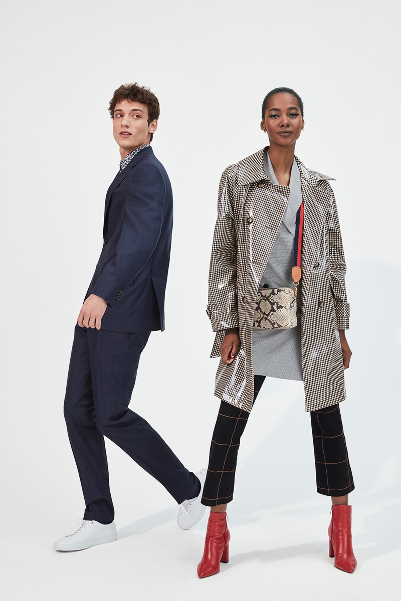 Models Serge Rigvava and Tami Williams come together for Nordstrom's Anniversary campaign.