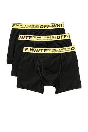 OFF-WHITE Tripack Boxer Shorts in Black. - size L (also in S) OFF-WHITE Tripack Boxer Shorts in Black. - size L (also in S)