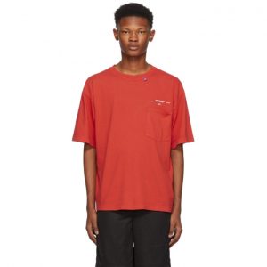 Off-White Red 80s Vintage T-Shirt Off-White Red 80s Vintage T-Shirt