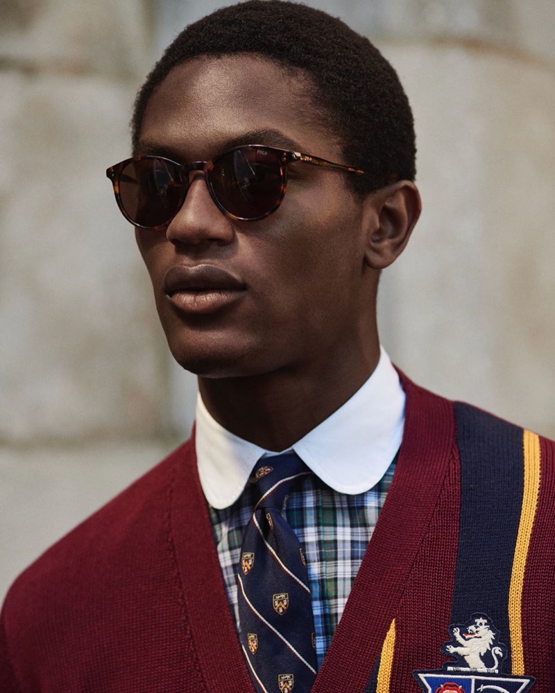 Hamid Onifade fronts POLO Ralph Lauren's pre-fall 2019 campaign.