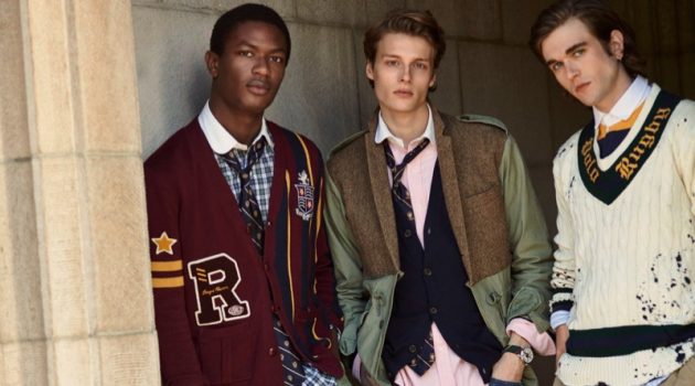 Hamid, Hugh & Gabriel Embrace Preppy Style for POLO Ralph Lauren Pre-Fall '19 Campaign Models Hamid Onifade, Hugh Laughton-Scott, and Gabriel-Kane Day-Lewis star in POLO Ralph Lauren's pre-fall 2019 campaign.