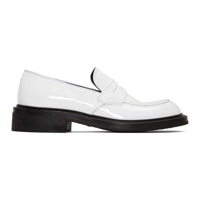 prada white loafers women