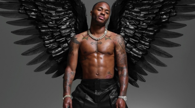Raheem Sterling Earns His Wings with British GQ Cover Shoot Raheem Sterling Earns His Wings with British GQ Cover Shoot