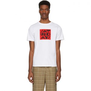 Saturdays NYC White Aperitif T-Shirt Saturdays NYC White Aperitif T-Shirt