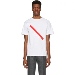 Saturdays NYC White Slash T-Shirt Saturdays NYC White Slash T-Shirt