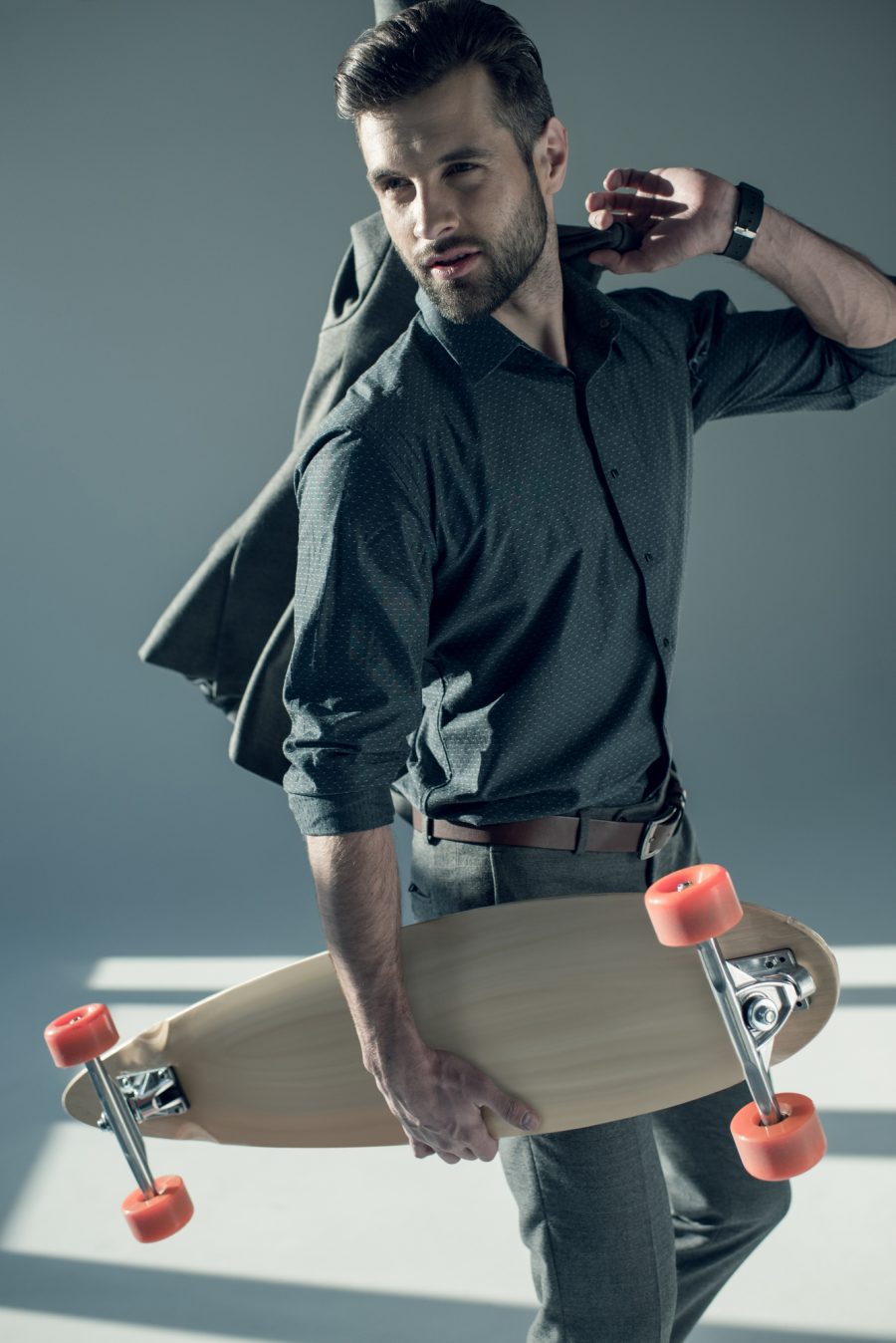 Stylish Man Longboard