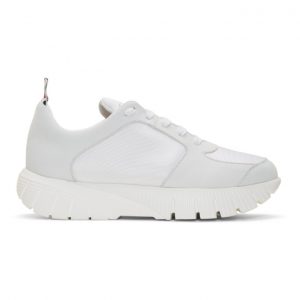 Thom Browne White Raised Sneakers Thom Browne White Raised Sneakers