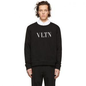 Valentino Black VLTN Logo Sweatshirt Valentino Black VLTN Logo Sweatshirt
