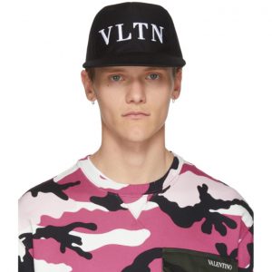 Valentino Black Valentino Garavani VLTN Cap Valentino Black Valentino Garavani VLTN Cap
