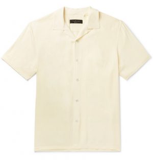 rag & bone - Camp-Collar Twill Shirt - Men - Beige rag & bone - Camp-Collar Twill Shirt - Men - Beige
