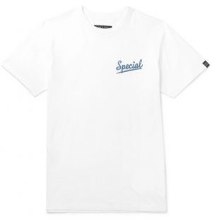 rag & bone - Embroidered Cotton-Jersey T-shirt - Men - White rag & bone - Embroidered Cotton-Jersey T-shirt - Men - White
