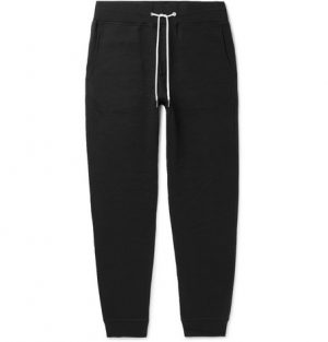 rag & bone - Slim-Fit Tapered Loopback Cotton-Jersey Sweatpants - Men - Black rag & bone - Slim-Fit Tapered Loopback Cotton-Jersey Sweatpants - Men - Black