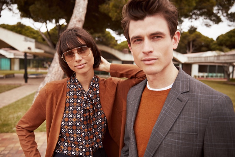 Guy Lowndes photographs Charlee Fraser and Luc van Geffen for s.Oliver Black Label's fall-winter 2019 campaign.