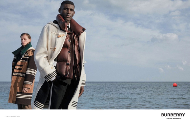 Burberry enlists Finn Rosseel and Maxwell Annoh as the stars of its fall-winter 2019 campaign.