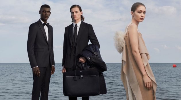 Burberry Takes to Sea for Fall '19 Campaign Models Maxwell Annoh, Finn Rosseel, and Gigi Hadid star in Burberry's fall-winter 2019 campaign.