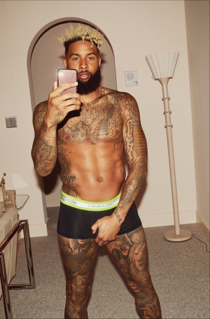 Odell Beckham Jr. stars in Calvin Klein's fall-winter 2019 underwear campaign.