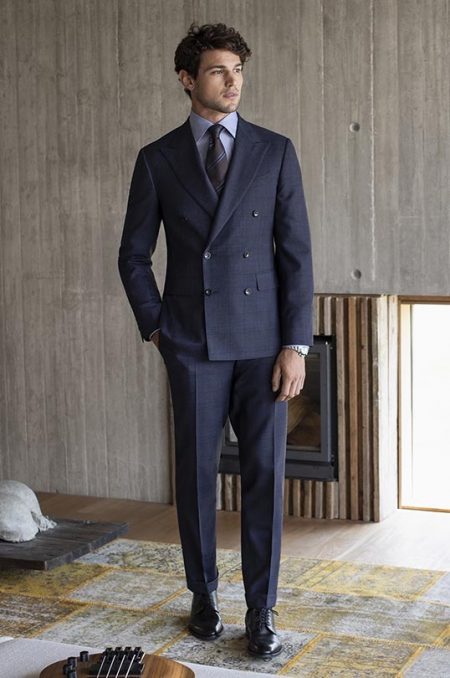Giacomo & Ángelo Charm in Classic Menswear for Canali Fall '19 Campaign
