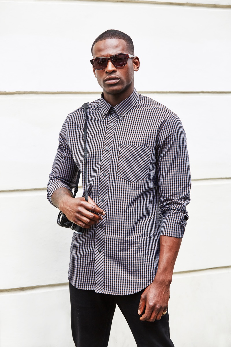 Photographer, DJ, and model Chris Reid goes casual in Ben Sherman. » Roger Frampton + More Star in Ben Sherman's 'The Series AW 19' Photographer, DJ, and model Chris Reid goes casual in Ben Sherman.