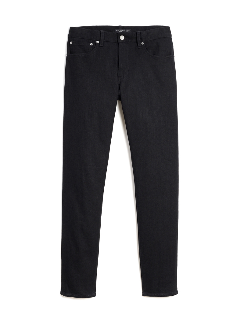 Club Monaco Slim Straight Denim Jeans in Black $129.50