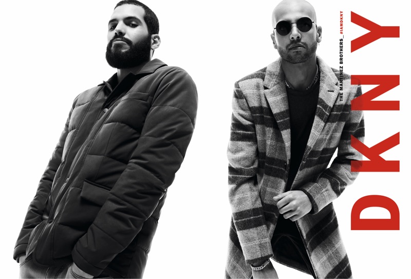 The Martinez Brothers star in DKNY's fall 2019 men's campaign.