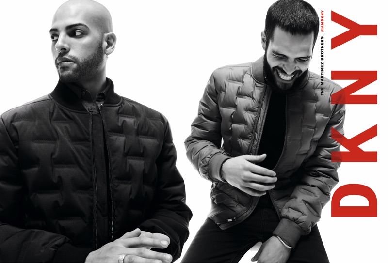 DKNY enlists The Martinez Brothers as the stars of its fall 2019 men's campaign.