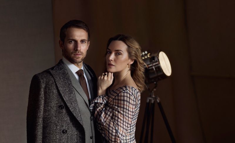 Daks enlists Andrew Cooper and Kate Winslet as the stars of its fall-winter 2019 campaign.