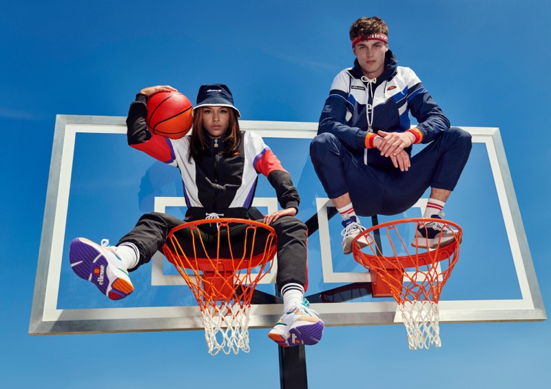 Princess Nokia and Kit Butler star in Ellesse's fall-winter 2019 campaign.