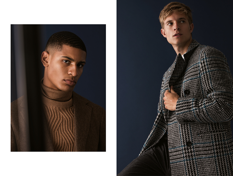 Selim and Ruben are dashing in fall looks from Canali.