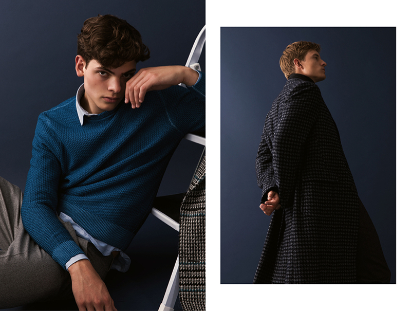 Charlie and Ruben model fall must-haves from Canali.