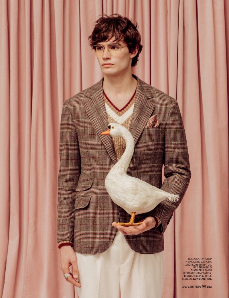 Louis Mayhew, Dmitry Brylev + More Go Quirky for GQ Russia