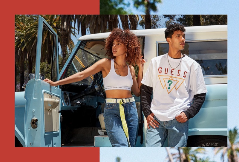 Taking in the sights of sunny California, Alexis Ordonez fronts GUESS Originals' fall 2019 campaign.