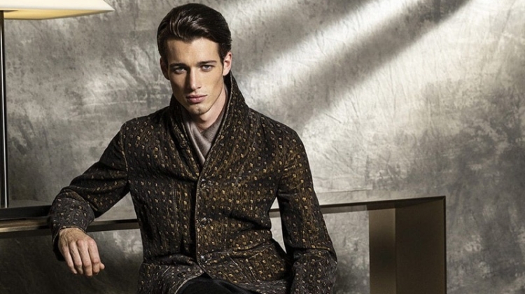 Robbie, Jerome & Walker Showcase Fall Elegance from Giorgio Armani