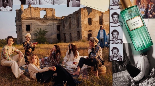 Harry Styles Stars in Gucci Mémoire d'une Odeur Fragrance Campaign Harry Styles joins models for Gucci's Mémoire d'une Odeur fragrance campaign.