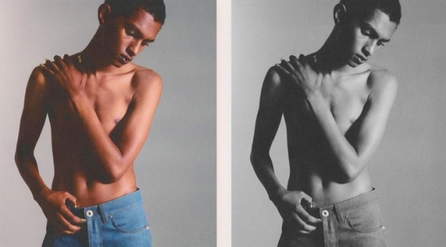 Lanvin Goes Retro for Fall '19 Denim Campaign Matthew Petersen fronts Lanvin's fall-winter 2019 denim campaign.