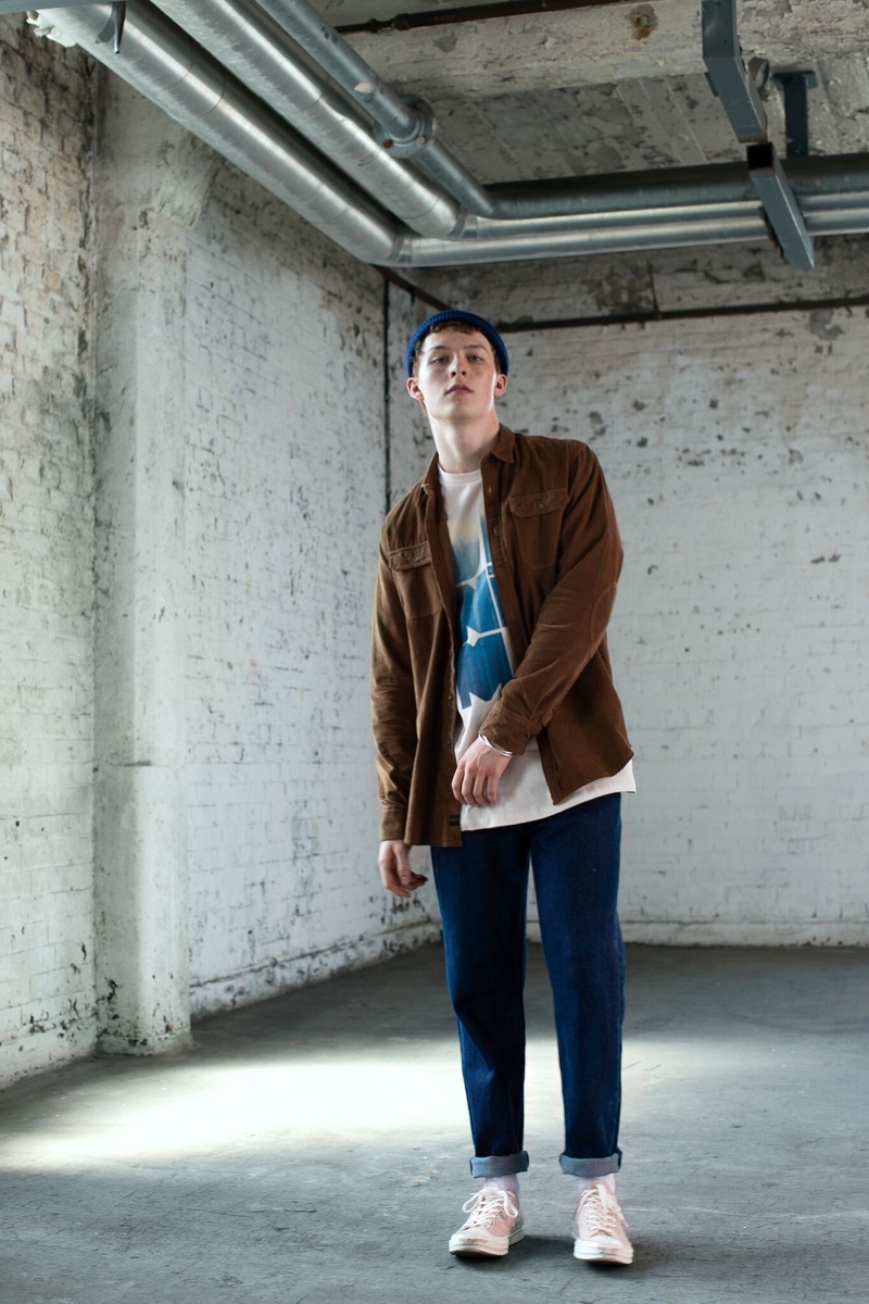 Harry Kirton fronts Lee Cooper's fall-winter 2019 campaign.