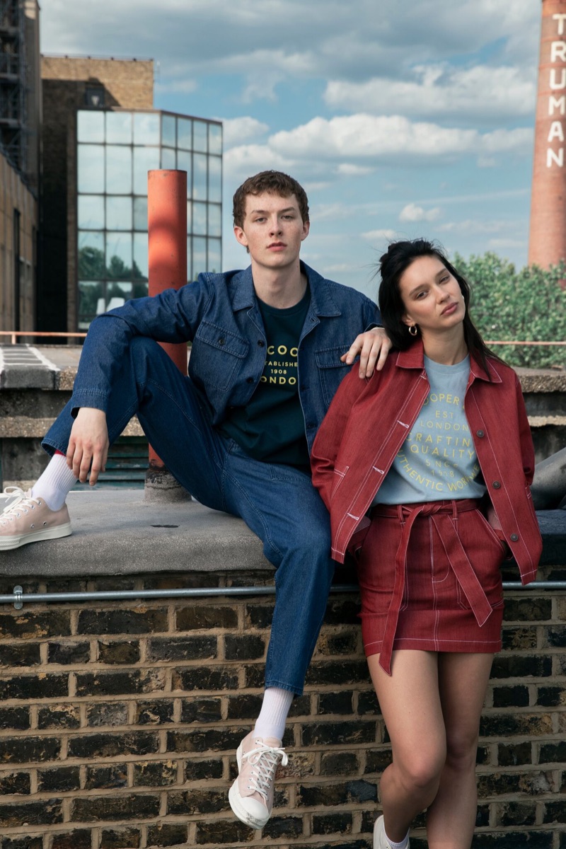 Lee Cooper enlists Harry Kirton and Renee Stewart as the stars of its fall-winter 2019 campaign.