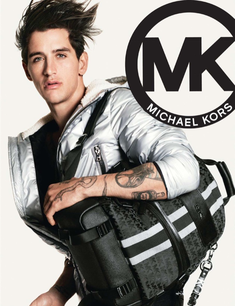 Austin Augie stars in the MICHAEL Michael Kors fall-winter 2019 campaign.