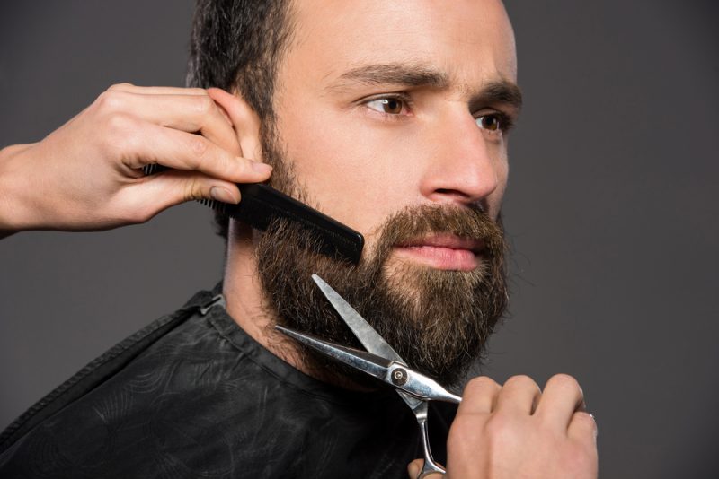 Man Maintaining Beard