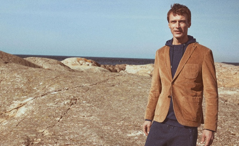 Marc O'Polo taps Clément Chabernaud as the star of its fall-winter 2019 campaign.