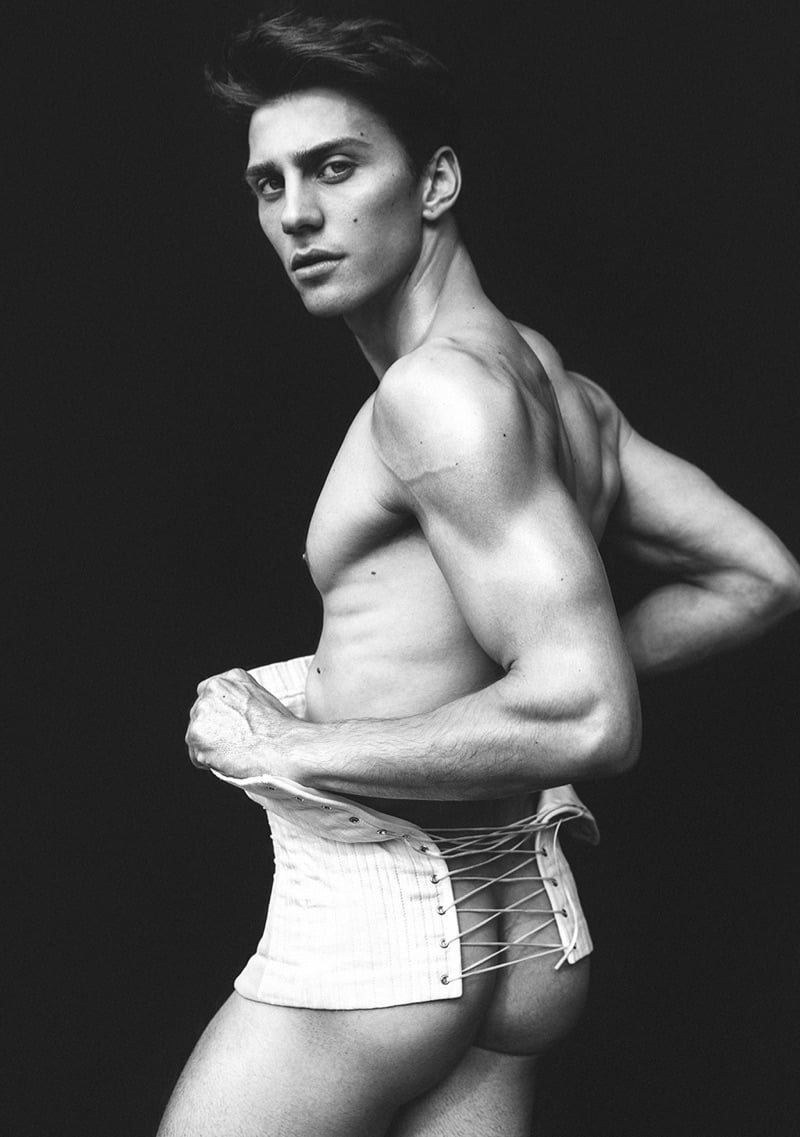 Italian dancer Matteo Miccini appears in a striking story by Christian Oita.