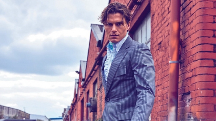 Oliver Cheshire Dons Bold Numbers for L’Officiel Hommes Ukraine