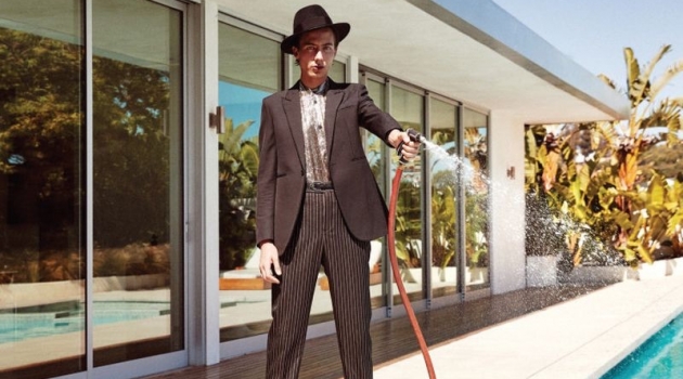 Paul Hameline Dons Saint Laurent for GQ Korea Cover Story Paul Hameline Dons Saint Laurent for GQ Korea Cover Story