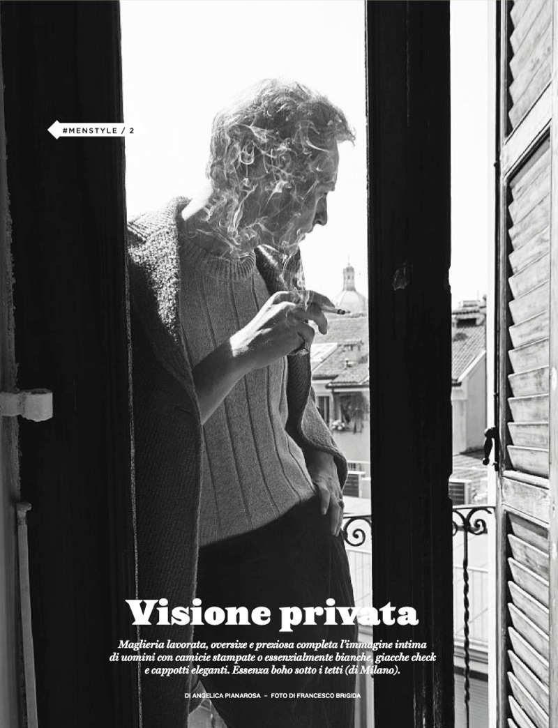 Roberto Sipos Dons Classic Menswear for Corriere della Sera Style