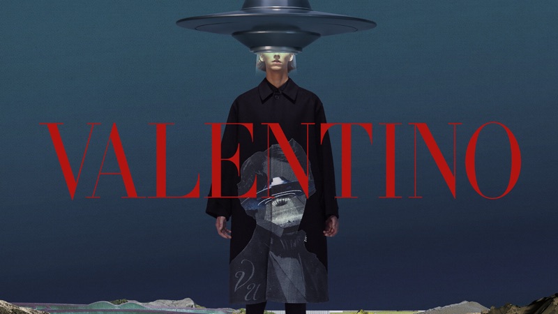 Ids Van Den Booren fronts Valentino's fall-winter 2019 men's campaign.