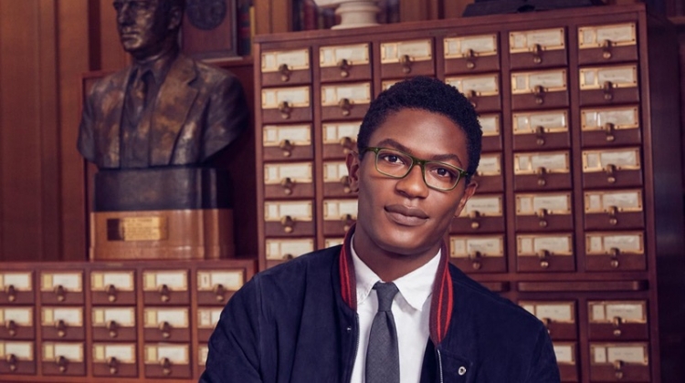 Hamid Onifade Hits the Library in Warby Parker’s Fall ’19 Glasses