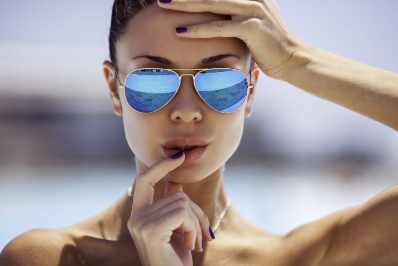Woman Aviator Sunglasses Woman Aviator Sunglasses