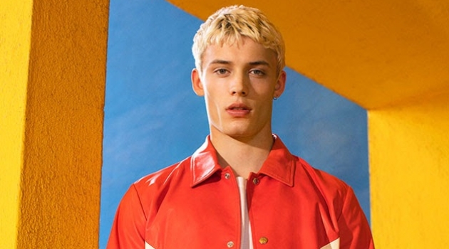 Good Sport: João Knorr Rocks Performance-Inspired Looks for YOOX Front and center, João Knorr wears a sporty look for YOOX.