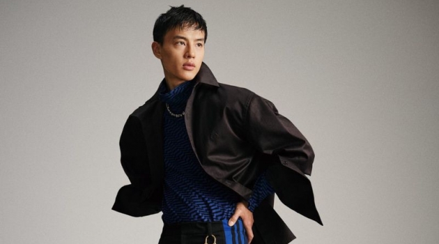 Yin Fang Inspires in Black Fall Fashions for Grazia China Yin Fang Inspires in Black Fall Fashions for Grazia China